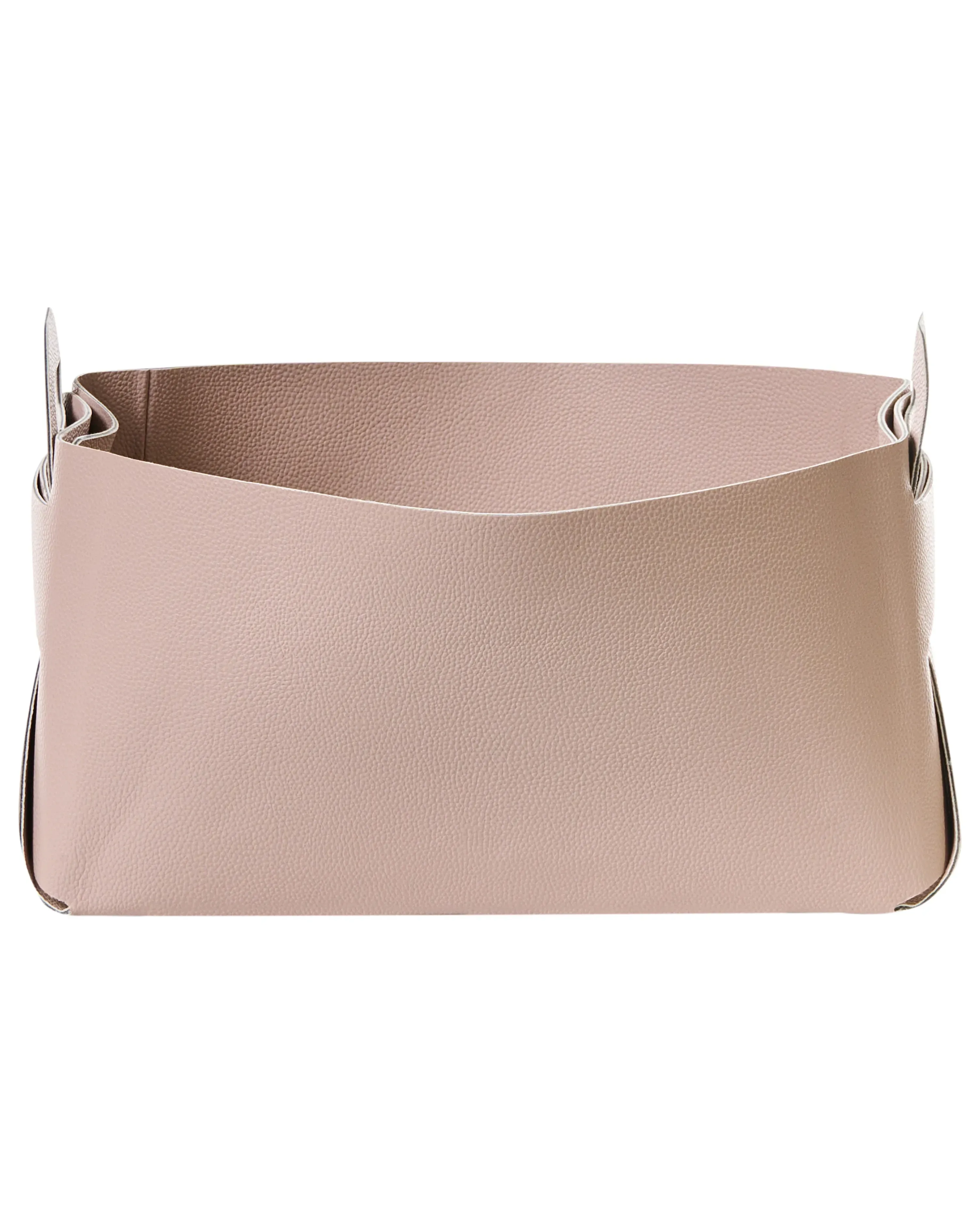 Set di 2 cestini Pelle sintetica Rosa pastello