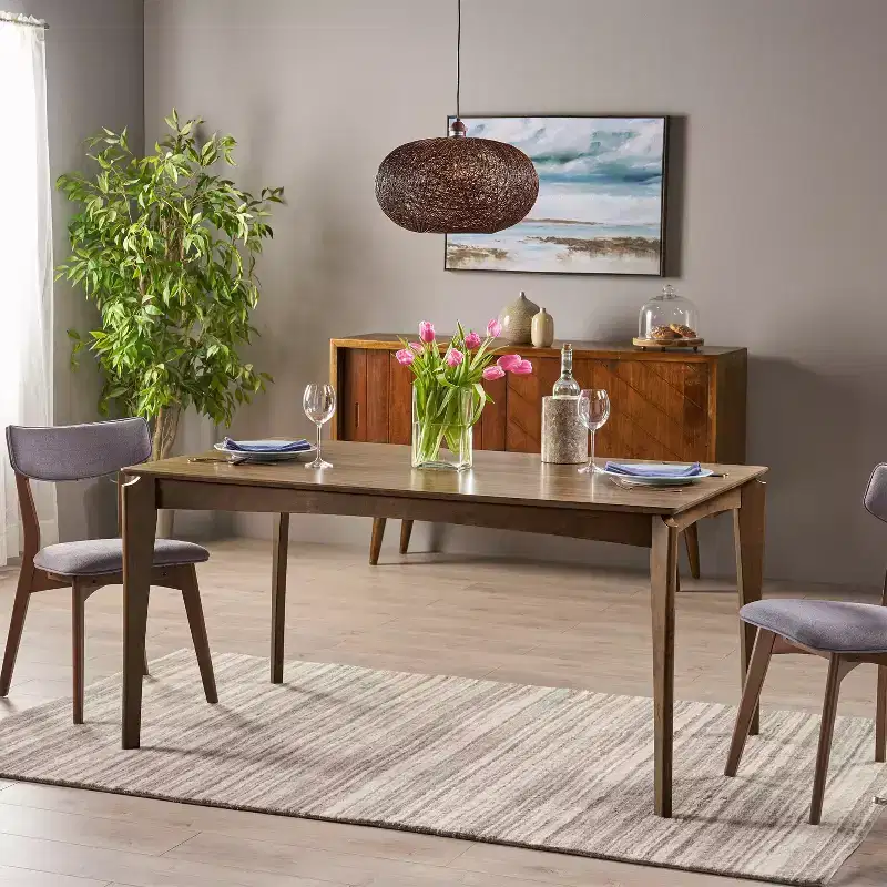 Mid Century Modern Rubber Wood 59