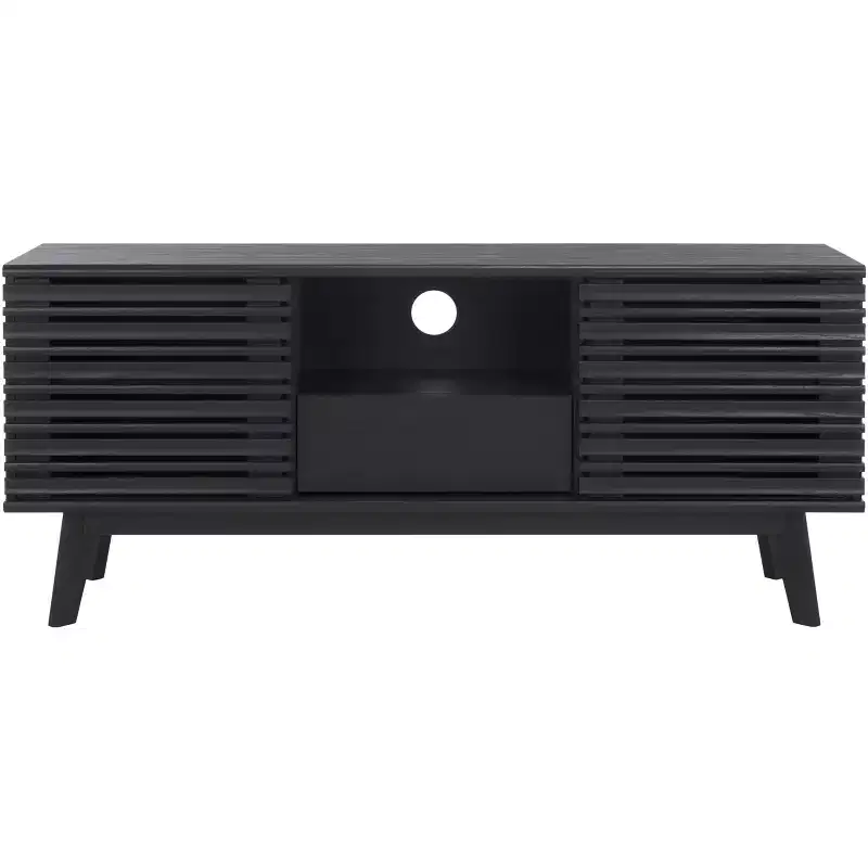 Low Sideboard Media Stand, Walnut