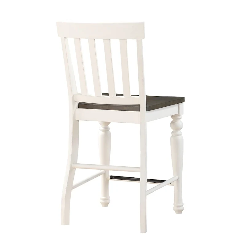 Farmhouse Two-Tone Counter Chairs
