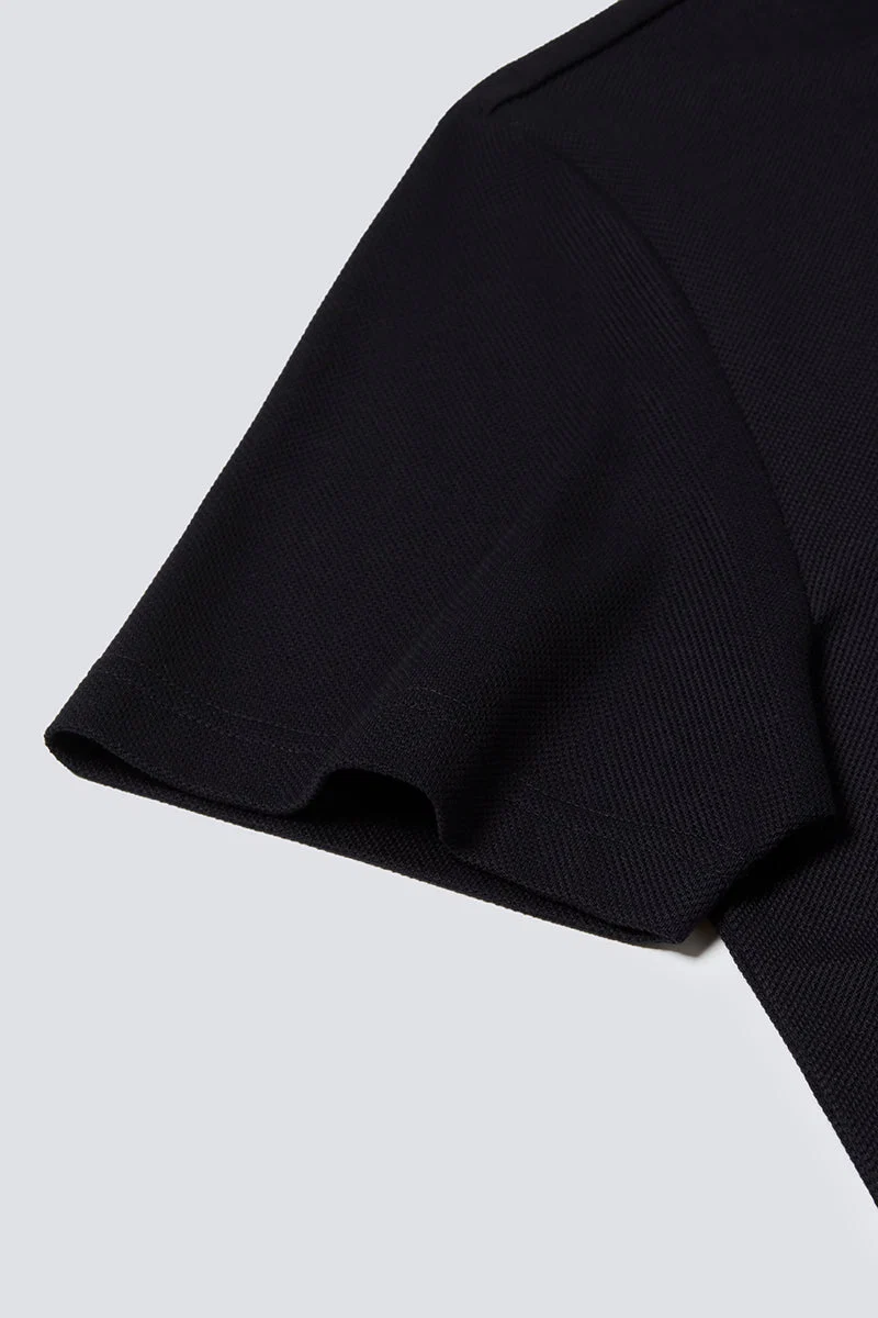 Pique Polo – Black