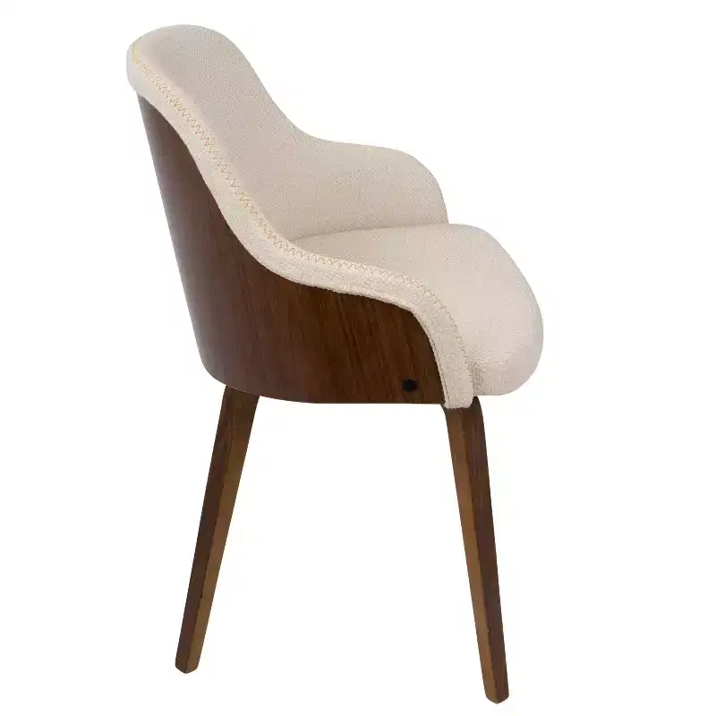 Bacci Mid Century Modern Dining Accent Chair - Lumisource
