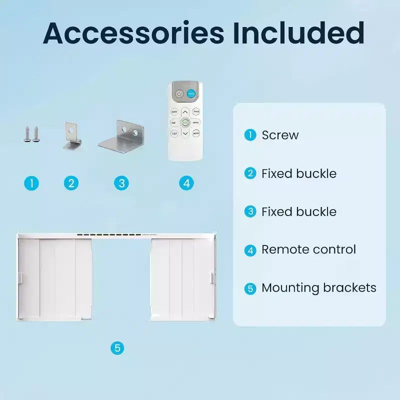 ZAFRO Window Air Conditioner, 12,000 BTU Air Conditioner Window Unit with Remote and App Control, Cools Room up to 500 Sq. Ft., 6 Modes 4 Fan Speeds