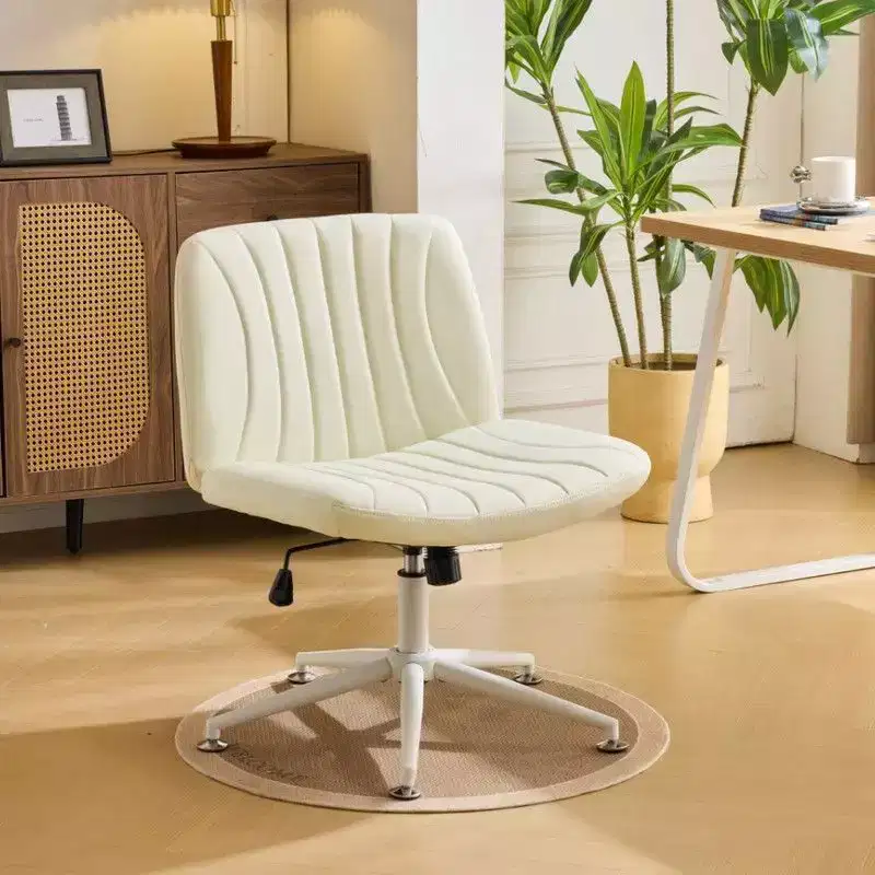 Karl Home |Avocado Green Cat Claw Leather Adjustable Height Swivel Office Chair