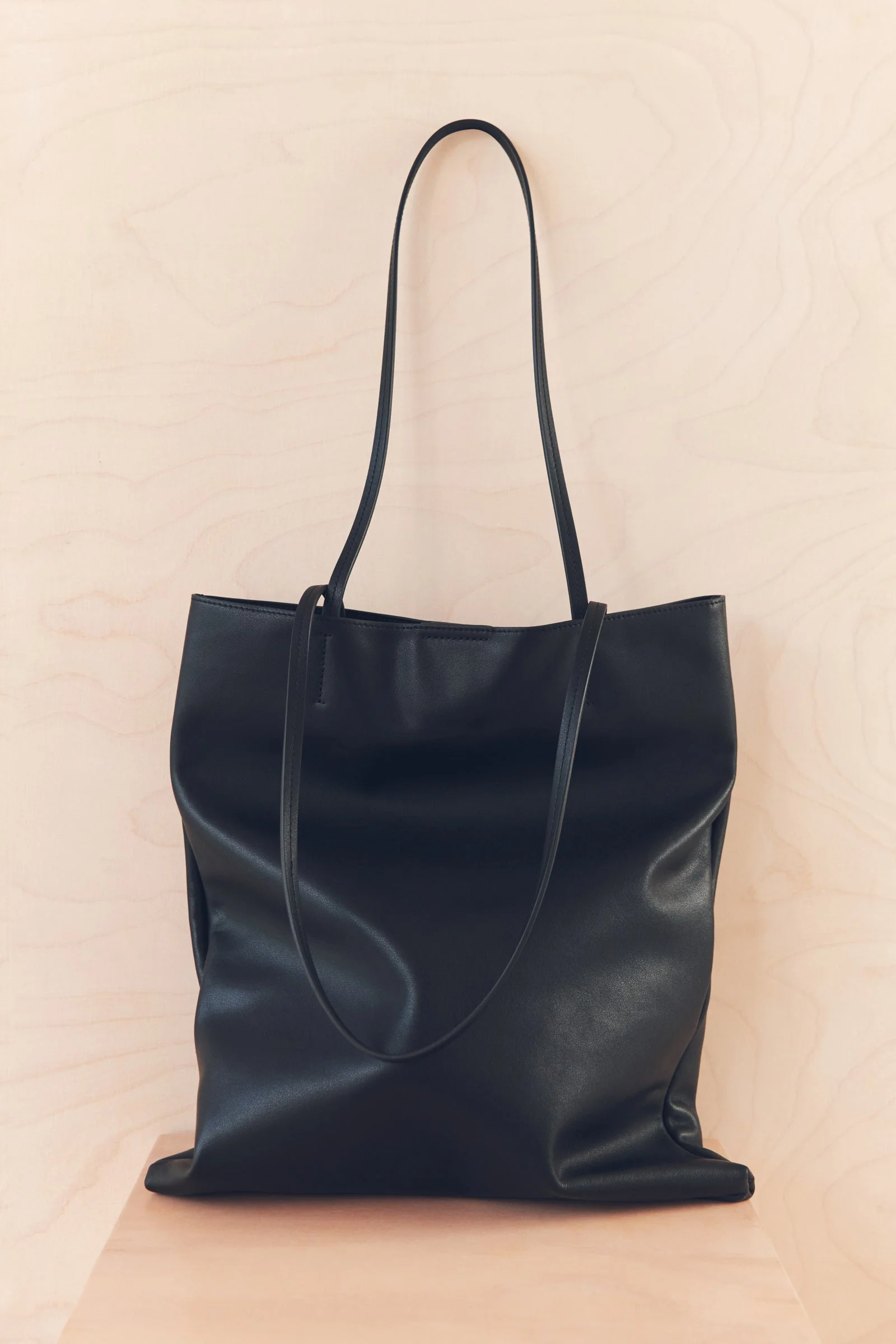 Black Leather Shoulder Bag