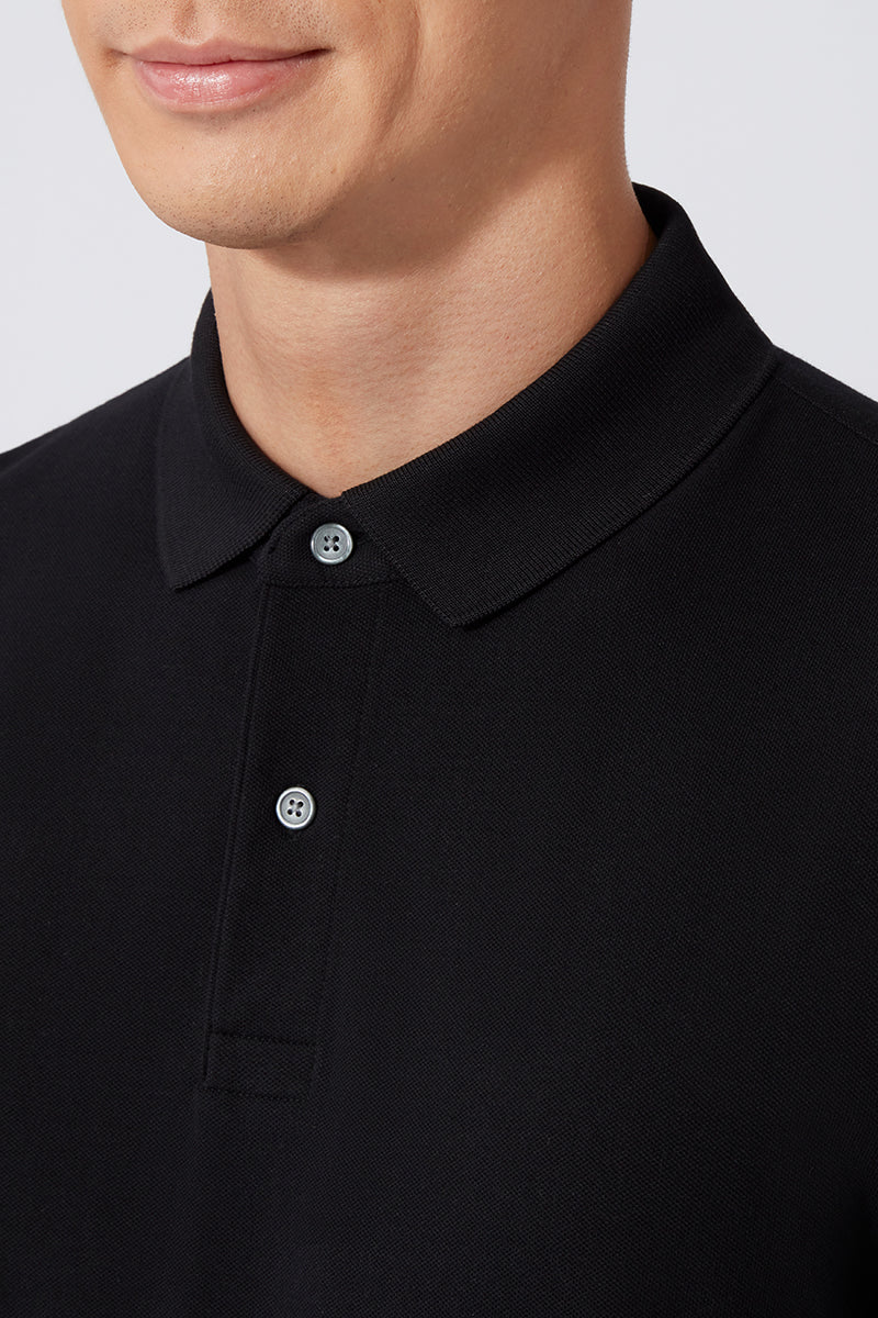 Pique Polo | Black
