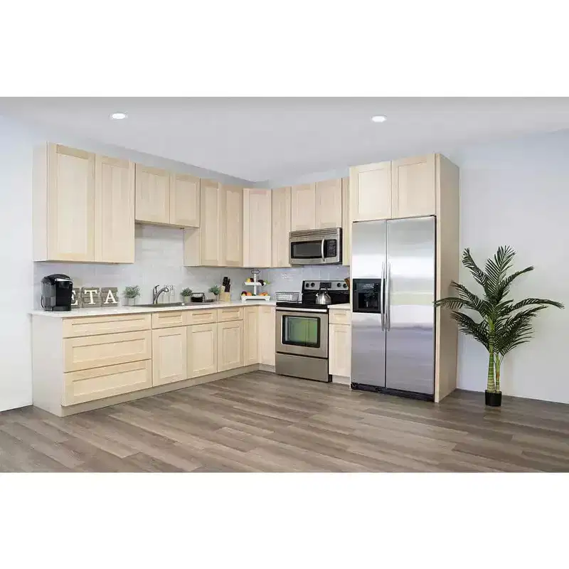 CASAINC 30 in. W x 24 in. D x 34.5 in. H Base Kitchen Cabinet with Drawer and Soft-Close Hinges  Plywood RTA Cabinet