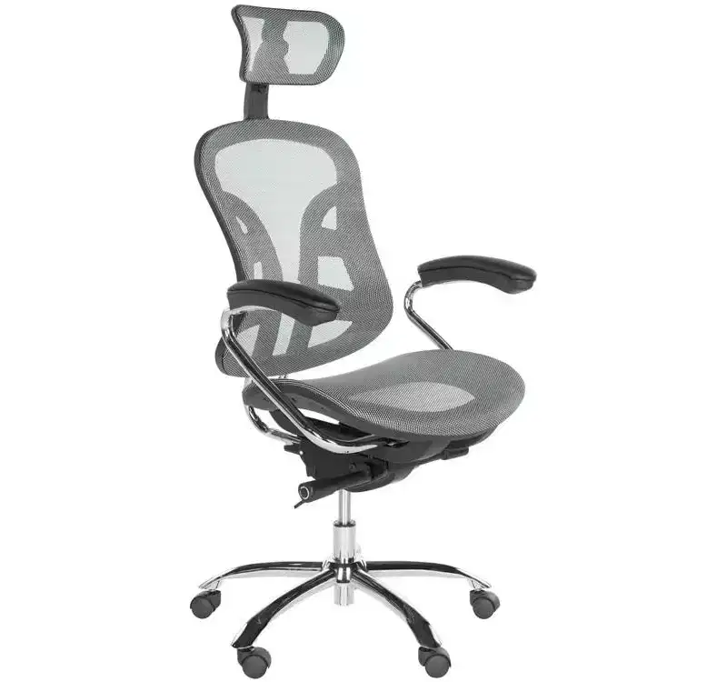 Jarlan Swivel Desk Chair - Height Adjustable - FOX8515 - Grey - Safavieh