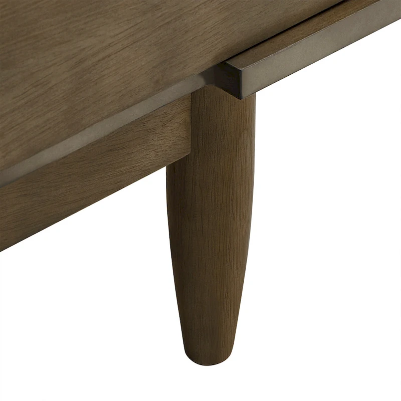 Kieran Mid-Century Wood 2-Drawer TV Stand by iNSPIRE Q Modern - 59-Inch