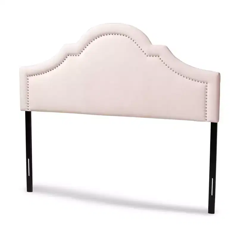 Velvet Headboard - Light Pink