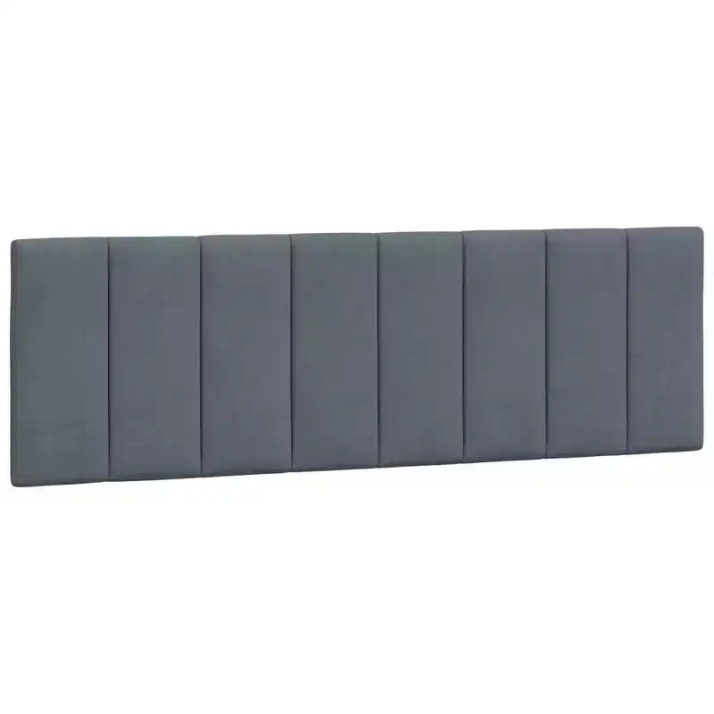 vidaXL Headboard Cushion Hanko Dark Gray 60.2 Velvet
