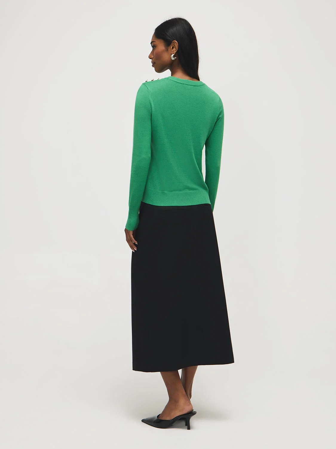 Round Neck Long Sleeve Sweater