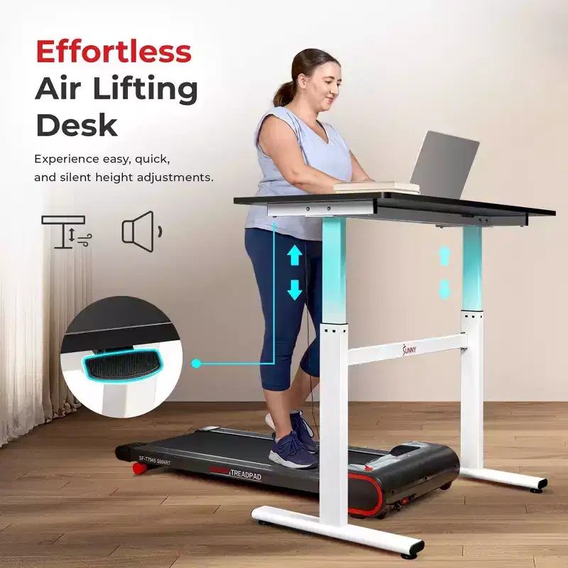 Cordless Standing Desk – White