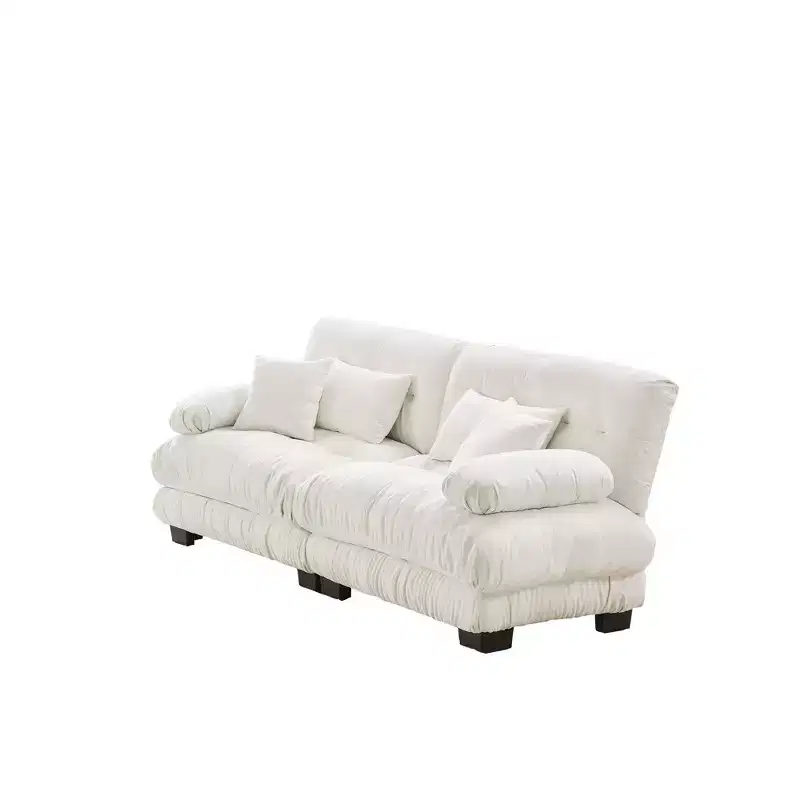 Modern Cloud Sofa with Plush Cushions and Soft Upholstery
