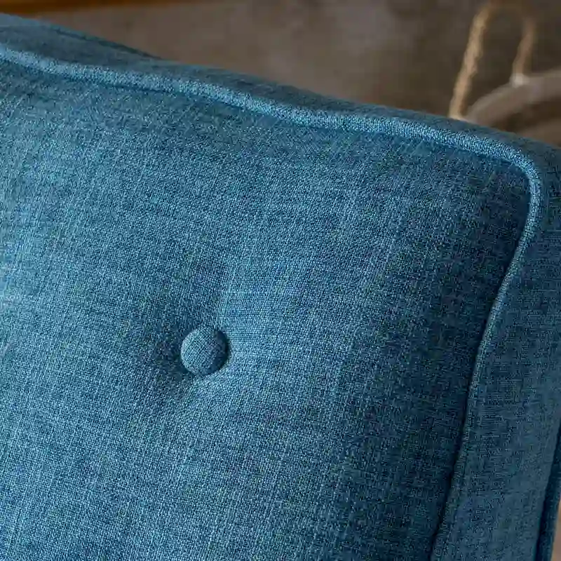 Mervynn Mid-Century Modern Button Tufted Fabric Recliner by Christopher Knight Home