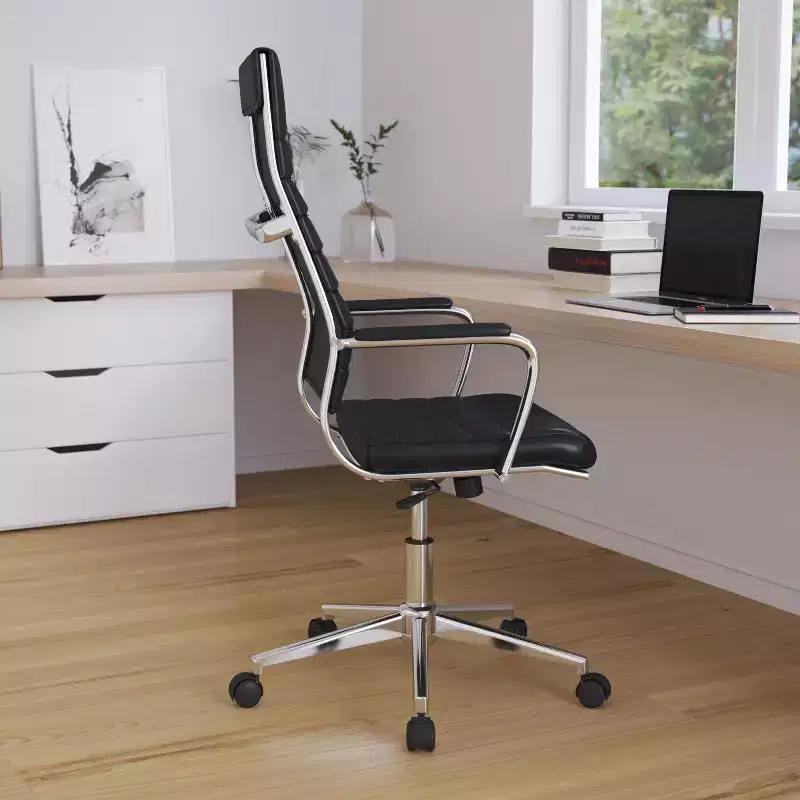 Merrick Lane High Back Home Office Chair With Pneumatic Seat Height Adjustment And 360 Swivel