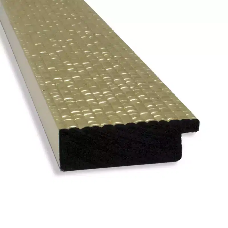 42" x 31" Non-Beveled Mosaic Gold Wall Mirror - Amanti Art