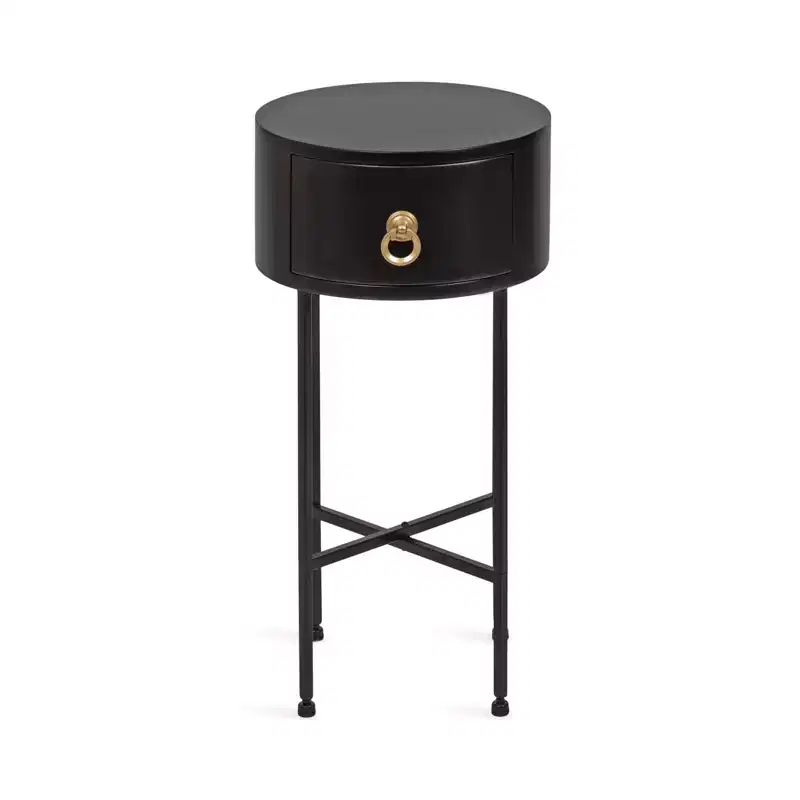 Kate and Laurel Decklyn Glam Round Side Table
