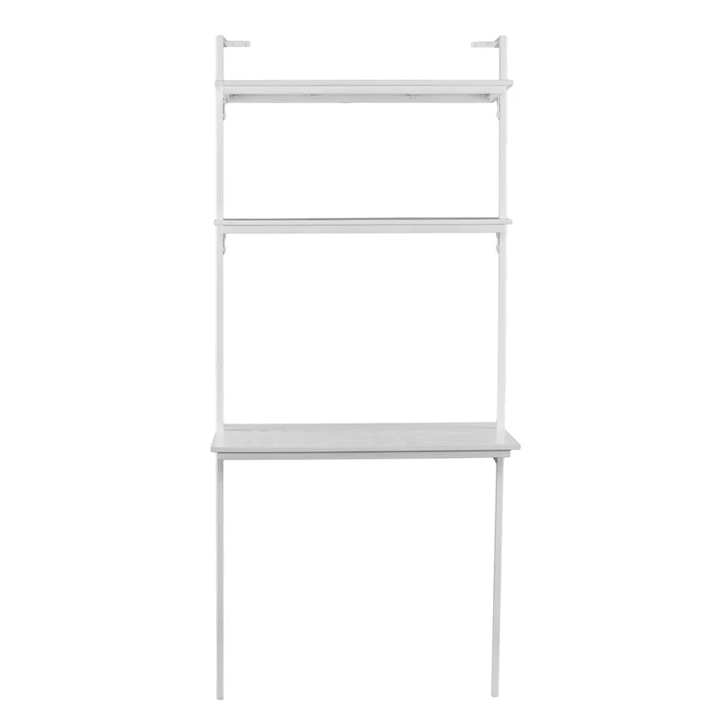 SEI Furniture Haeloen Wall Mount Desk - White