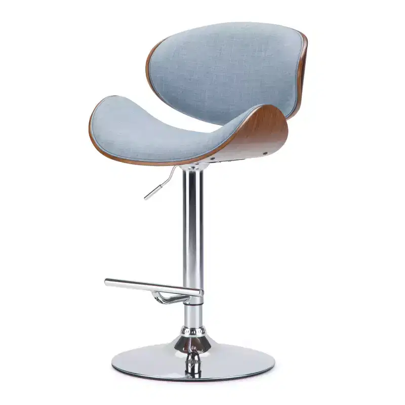 Avondale Bentwood Adjustable Height Gas Lift Barstool - WyndenHall