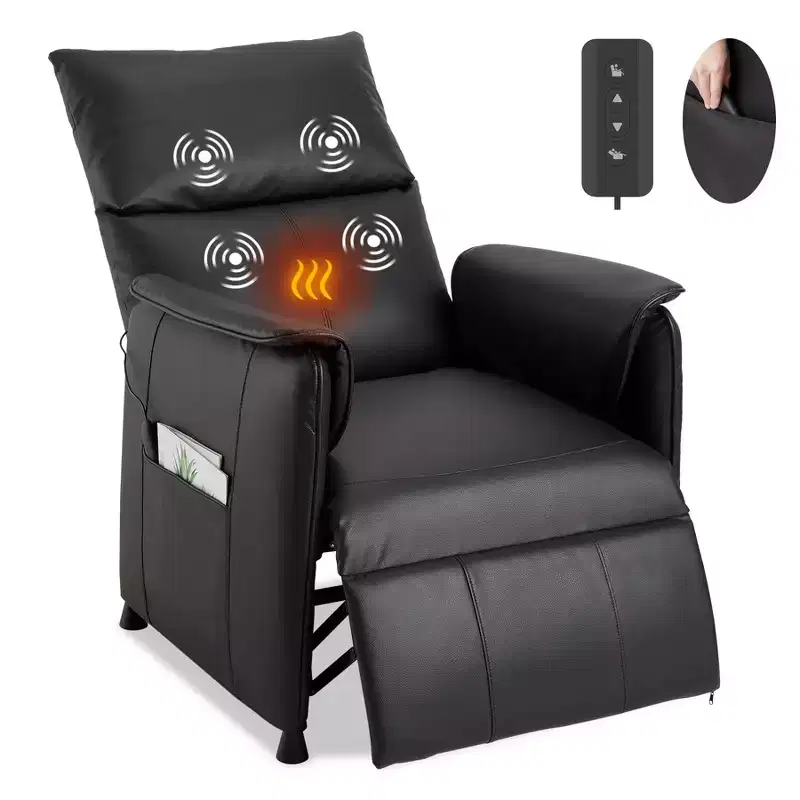 Acekool Electric Recliner Chair with Massage and Heat for Living Room or Office Seating Comfort