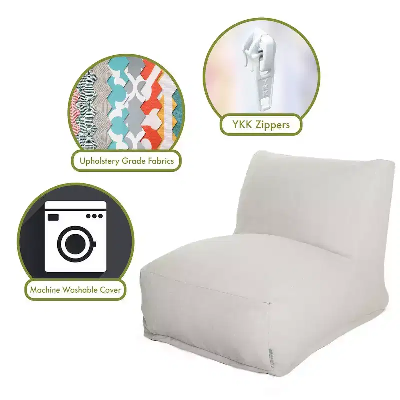 Majestic Home Goods Chair Lounger Cream