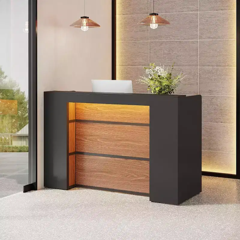 63-Inch LED Reception Desk