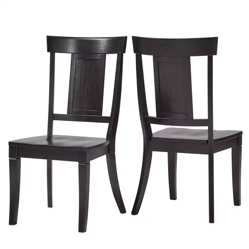 South Hill Panel Back Wood Dining Chairs (Set of 2) - iNSPIREQ