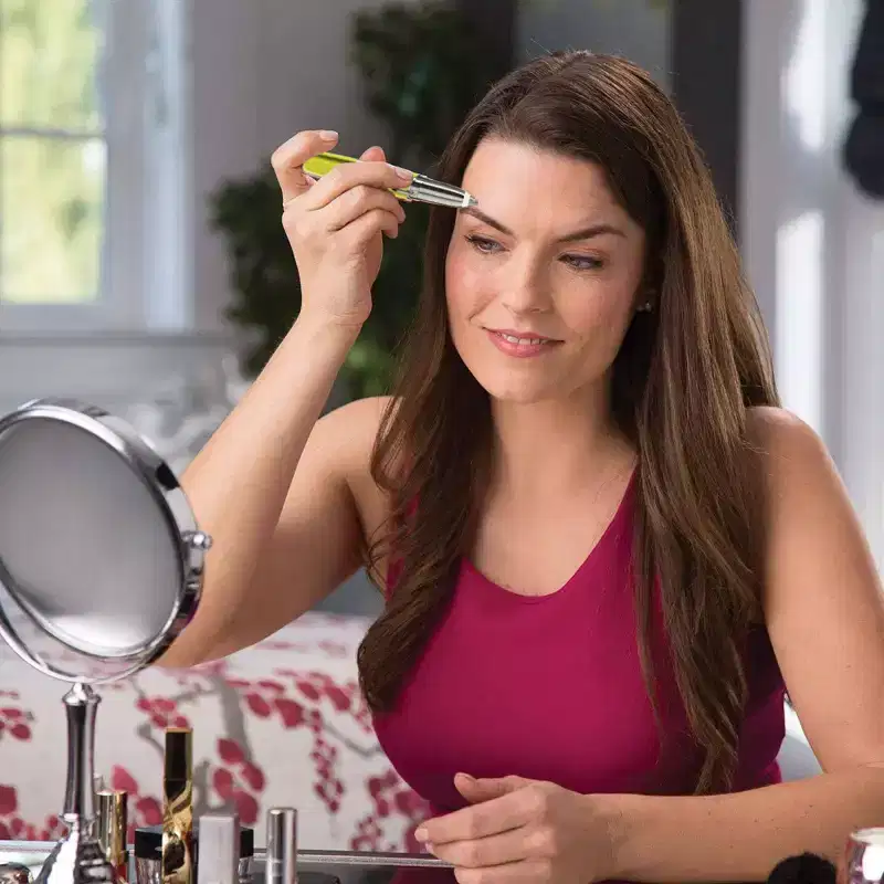 bliss Eyebrow pencil hair remover - Lime: Face Use, For All Hair Types, Battery Operated, Facial Trimmer