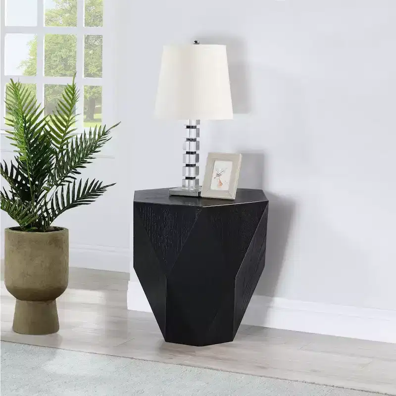 Meridian Furniture Diamante Black End Table