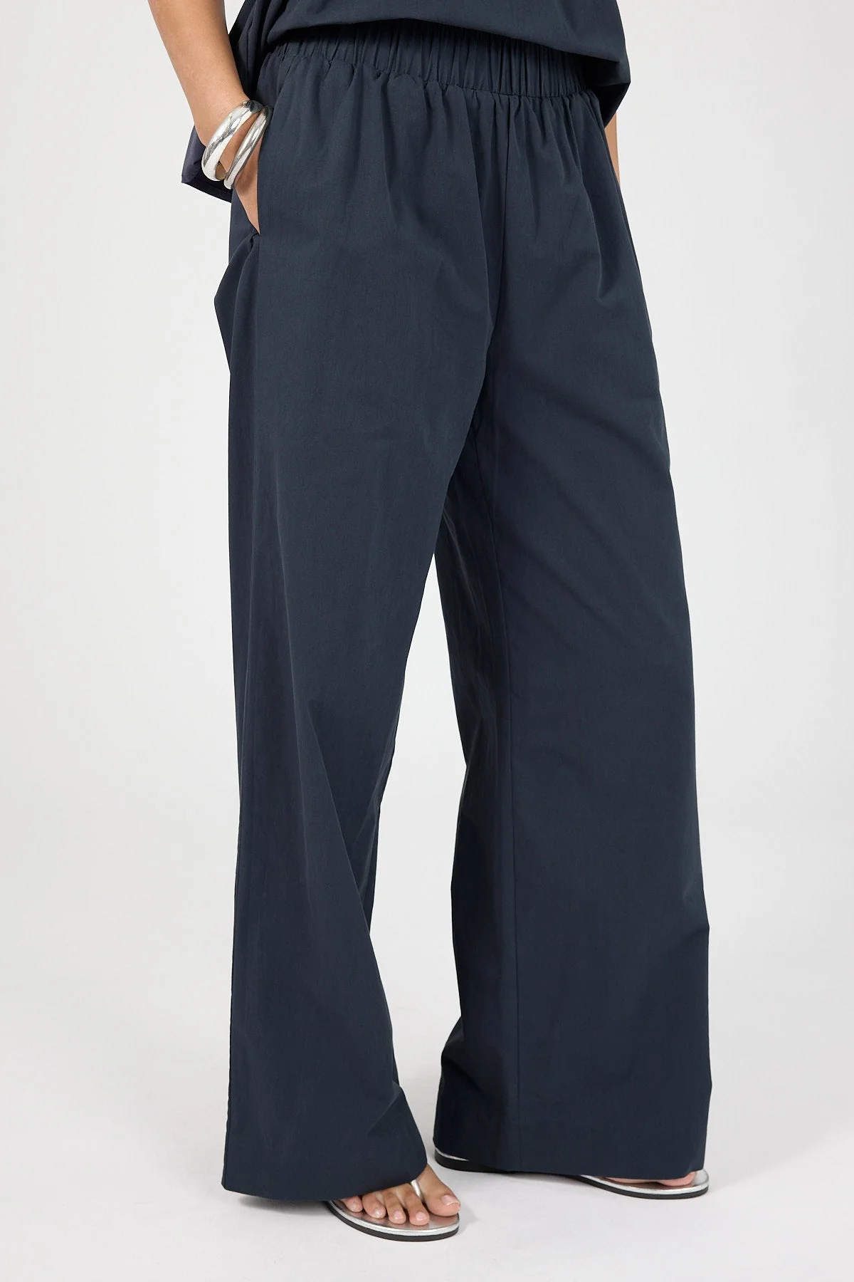 Cotton Pant Ink Blue