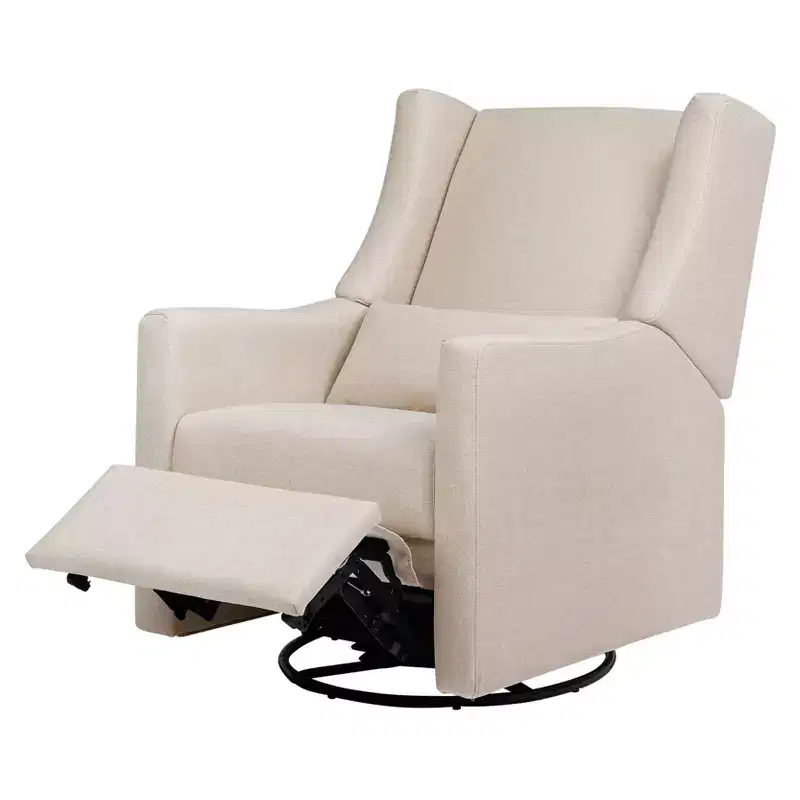 Recliner & Swivel Glider Chair, Eco-Performance Fabric, Water-Repellent & Stain-Resistant