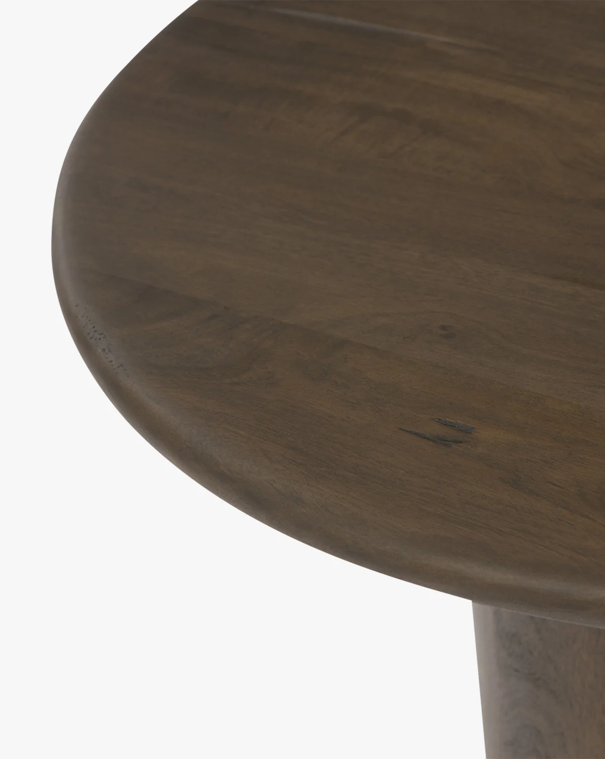 Modern Wood End Table with Natural Materials for Living Room
