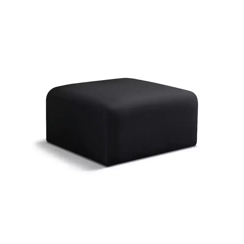 Meridian Furniture,Arc Velvet Ottoman