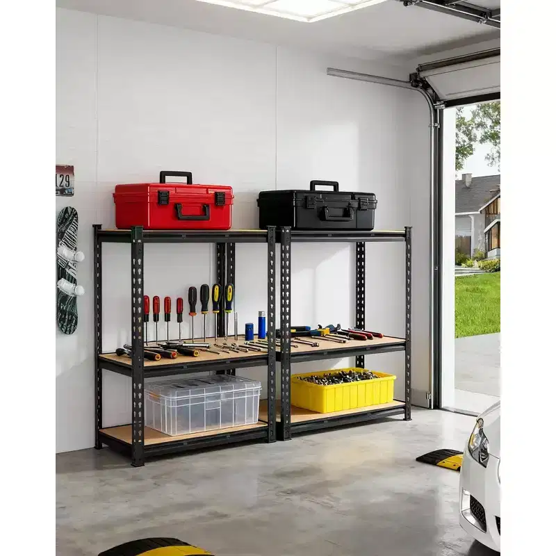 Heavy Duty Garage Shelving Units,3-Tier Adjustable Storage Shelves,60x24x36 in,Adjustable Storage Shelving, Metal Storage Utility Racks Shelf Unit