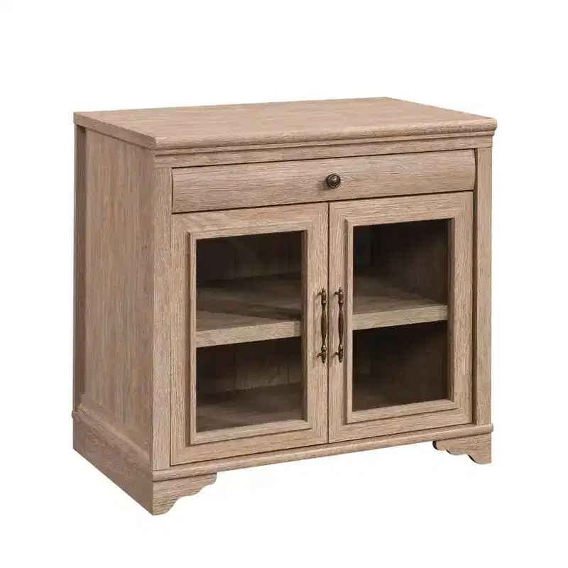 Rollingwood Country Library Base Brushed Oak - Sauder