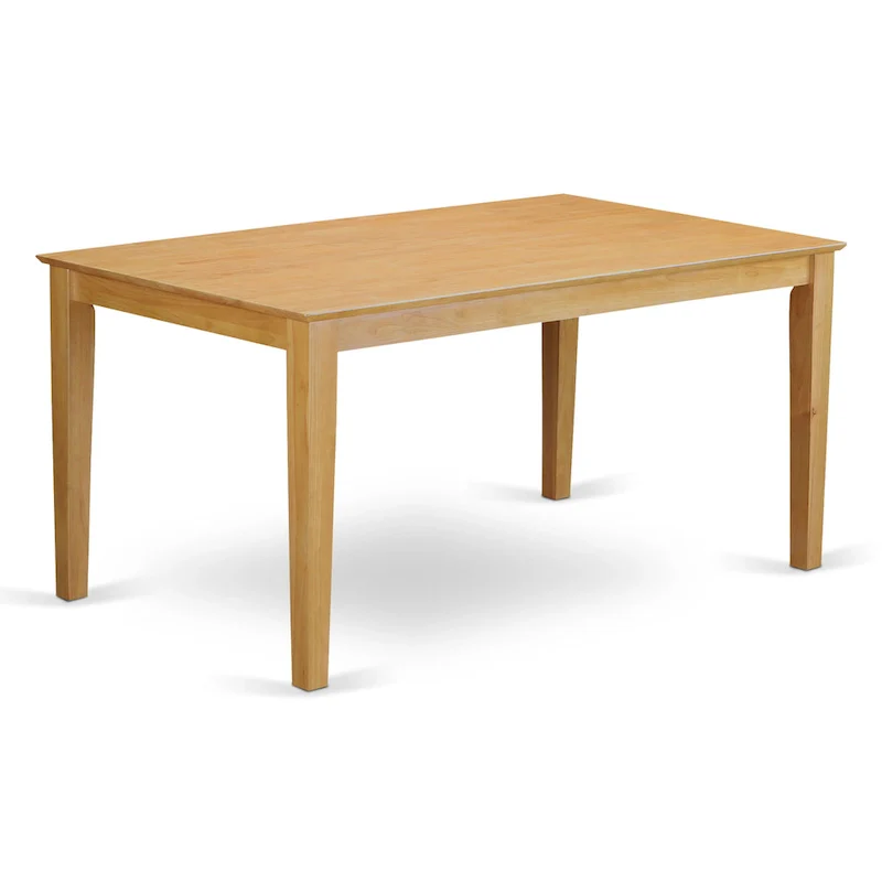 Dining Table and 4 Kitchen Chairs, Oak (Pieces & Seat Options)