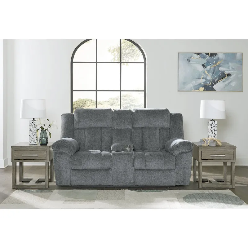 Signature Design by Ashley Tip-Off Power Reclining Loveseat - 80 W x 42 D x 45 H