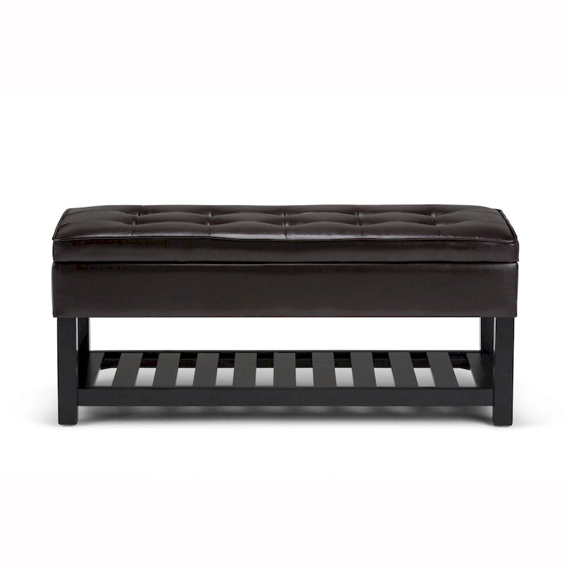 44 inch Wide Transitional Rectangle Ottoman Bench