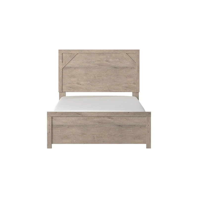 Senniberg Light Brown Panel Bed