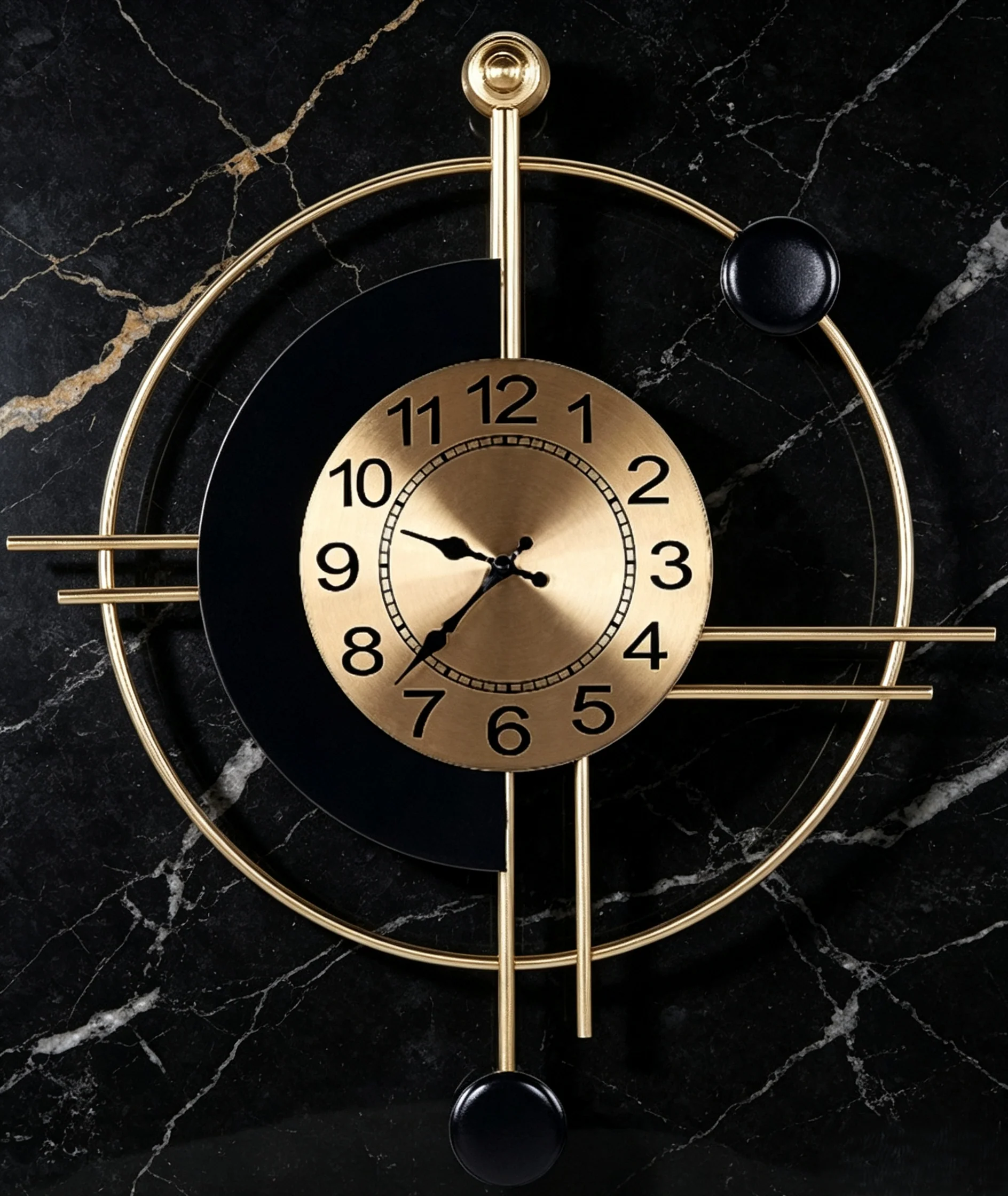 Orologio da parete 59 cm Metallo Oro