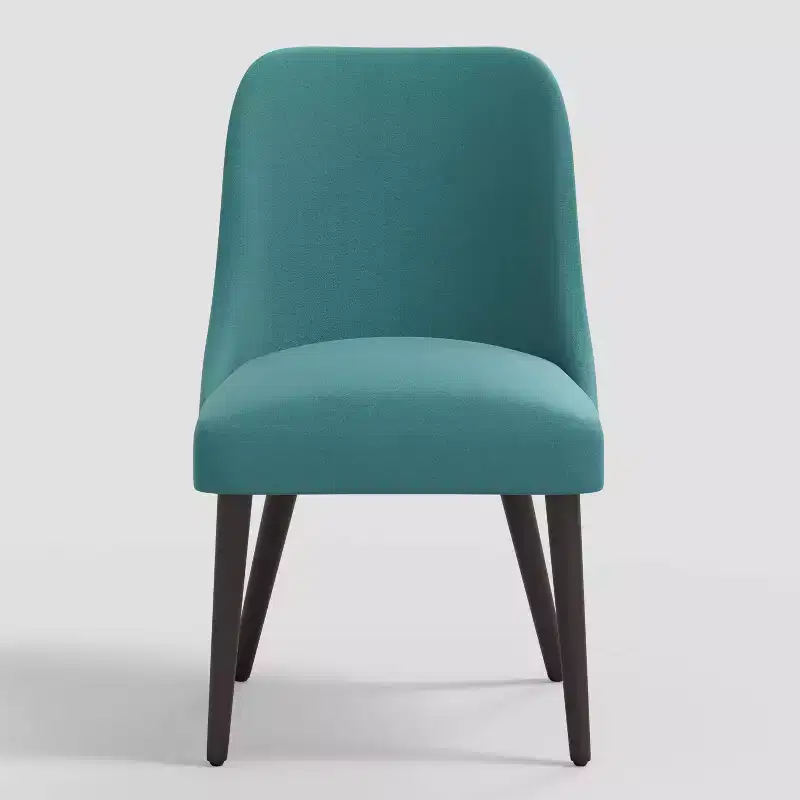 Skyline Furniture Tara Dining Chair Velvet Peacock