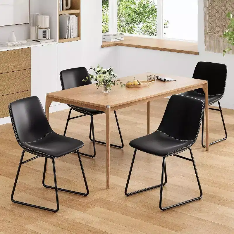 Waterproof Faux Leather Dining Chair
