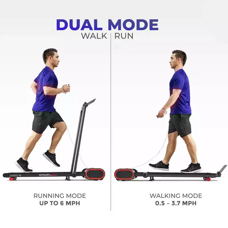 Sunny Health & Fitness Smart Compact Treadpad Electric Treadmill