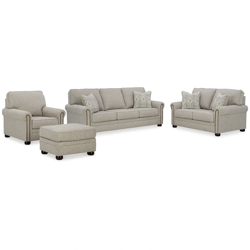 Signature Design by Ashley Gaelon Beige 4-Piece Upholstery Package - 87W x 41D x 39H
