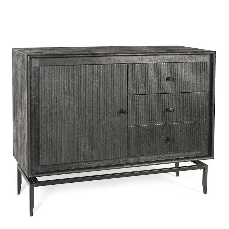 3-Drawer Wood Accent Cabinet - 39.5 x 16 x 31