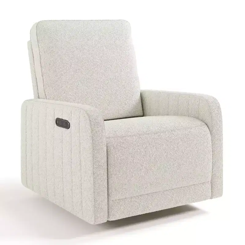 Storkcraft Kyoto Deluxe Extra-Wide Nursery Power Recliner Swivel Glider