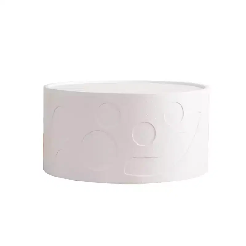 Luo Modern Wooden Handcrafted Round Side Table