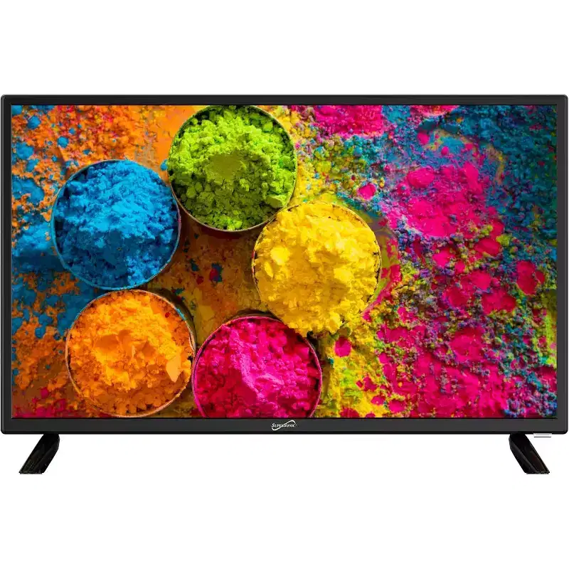 Supersonic SC-2411 23.6 HDTV with 1080p dual tuners HDMI USB and AC/DC support