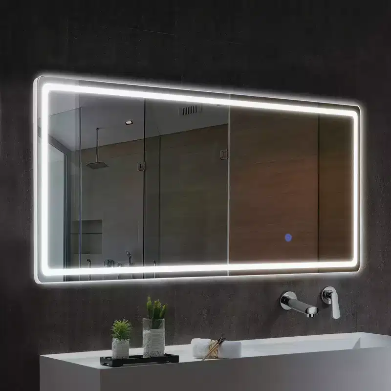 16x63 Modern Full Length Frameless Mirror with Rounded Corners